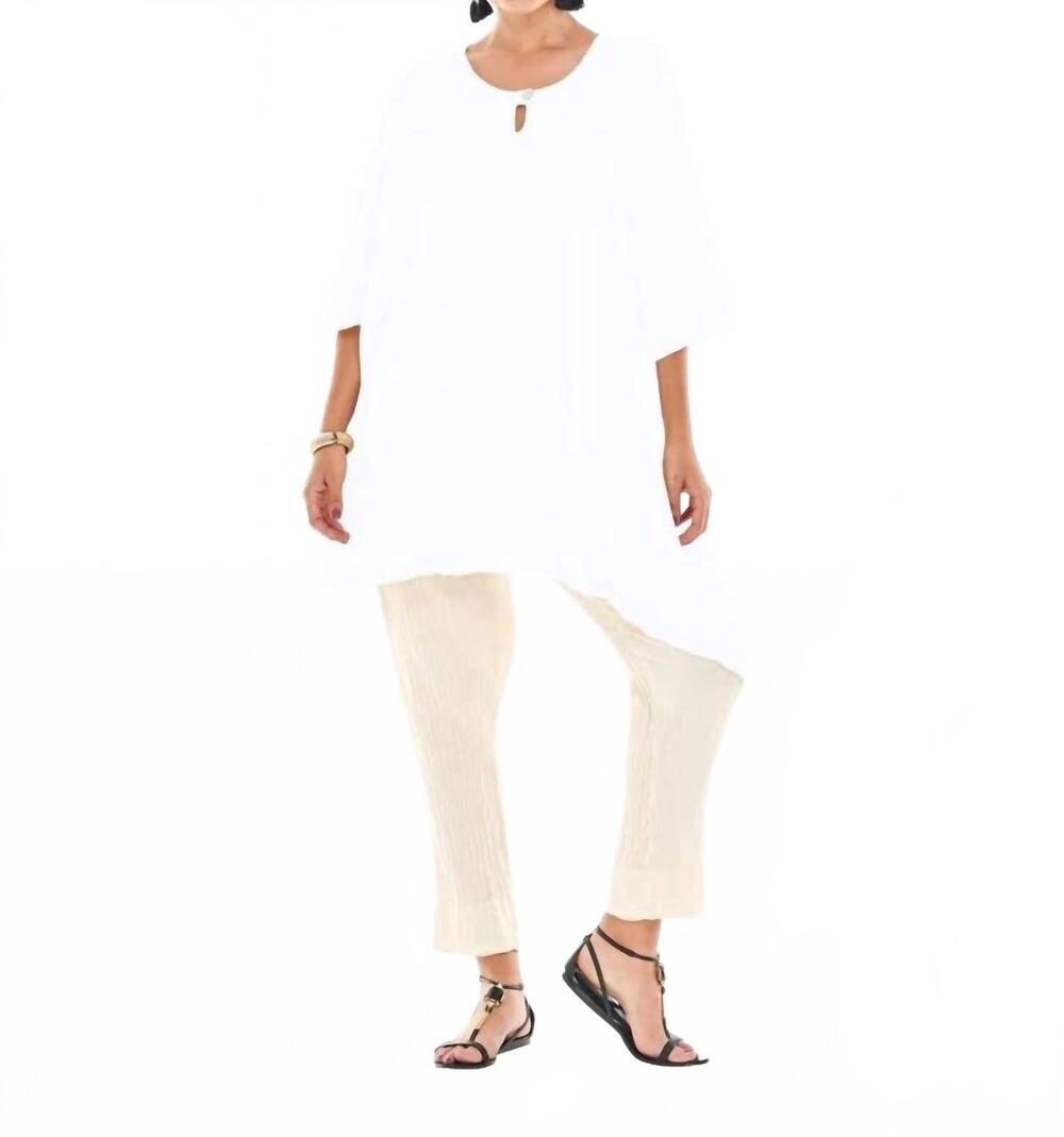 NEW OH MY GAUZE! bunny flowing blouse in snow